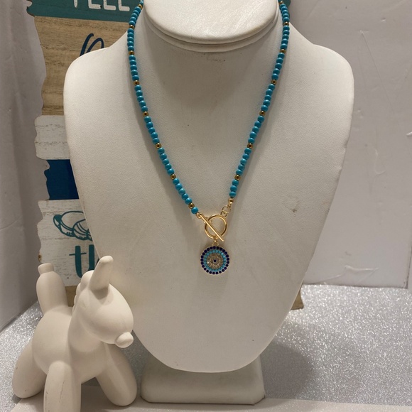 COPY - Durban Sunset Chunky Statement Necklace - Picture 3 of 5